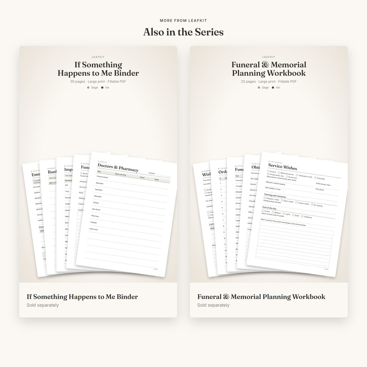 Caregiver Binder for an Aging Parent photo 10, cross sell