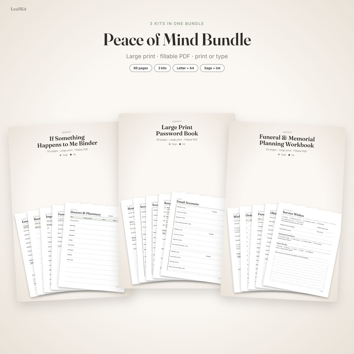 Peace of Mind Bundle cover
